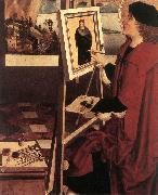 MANUEL, Niklaus St Luke Painting the Madonna (detail) sg oil painting reproduction